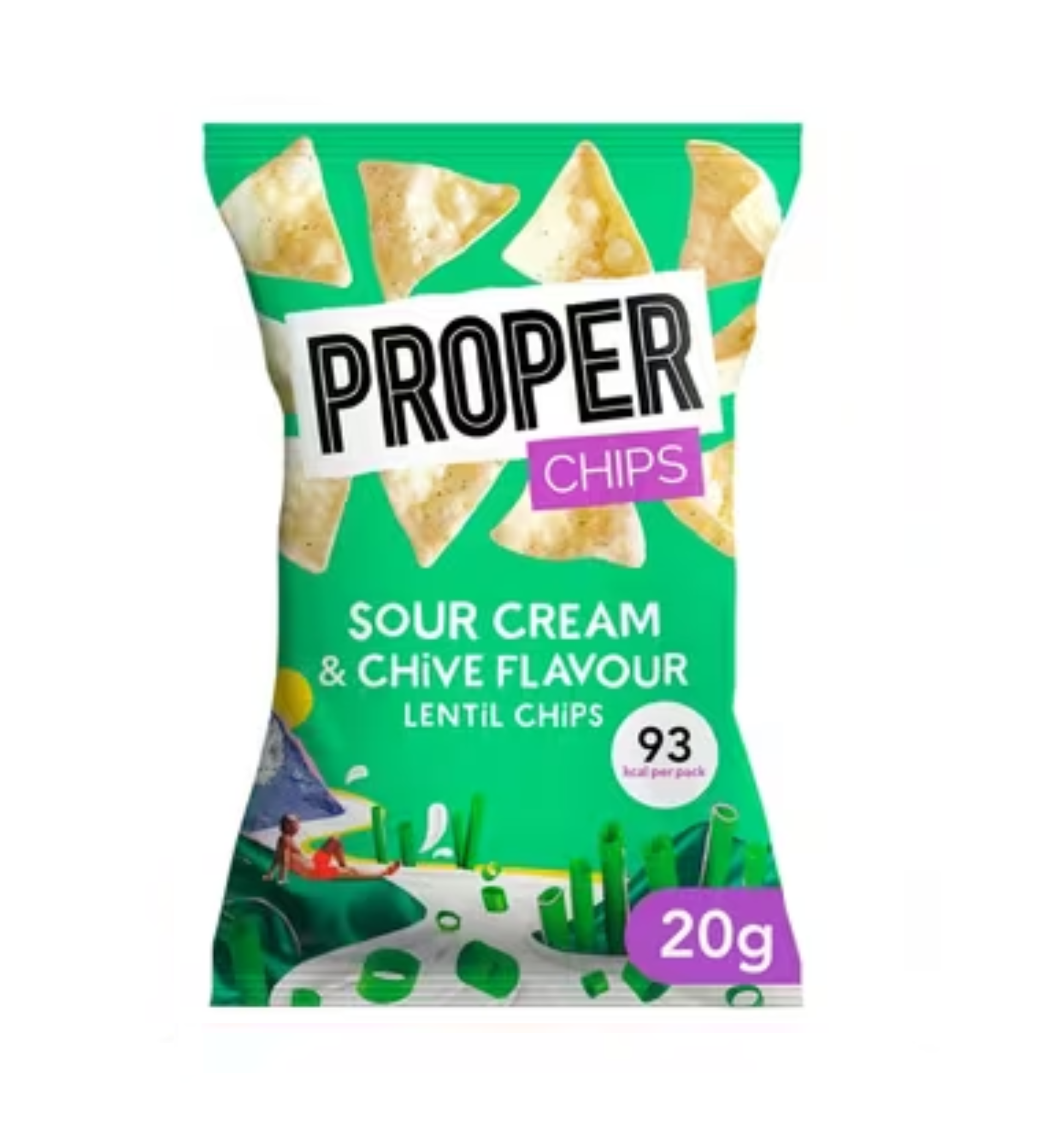 Sour Cream & Chive Lentil Crisps